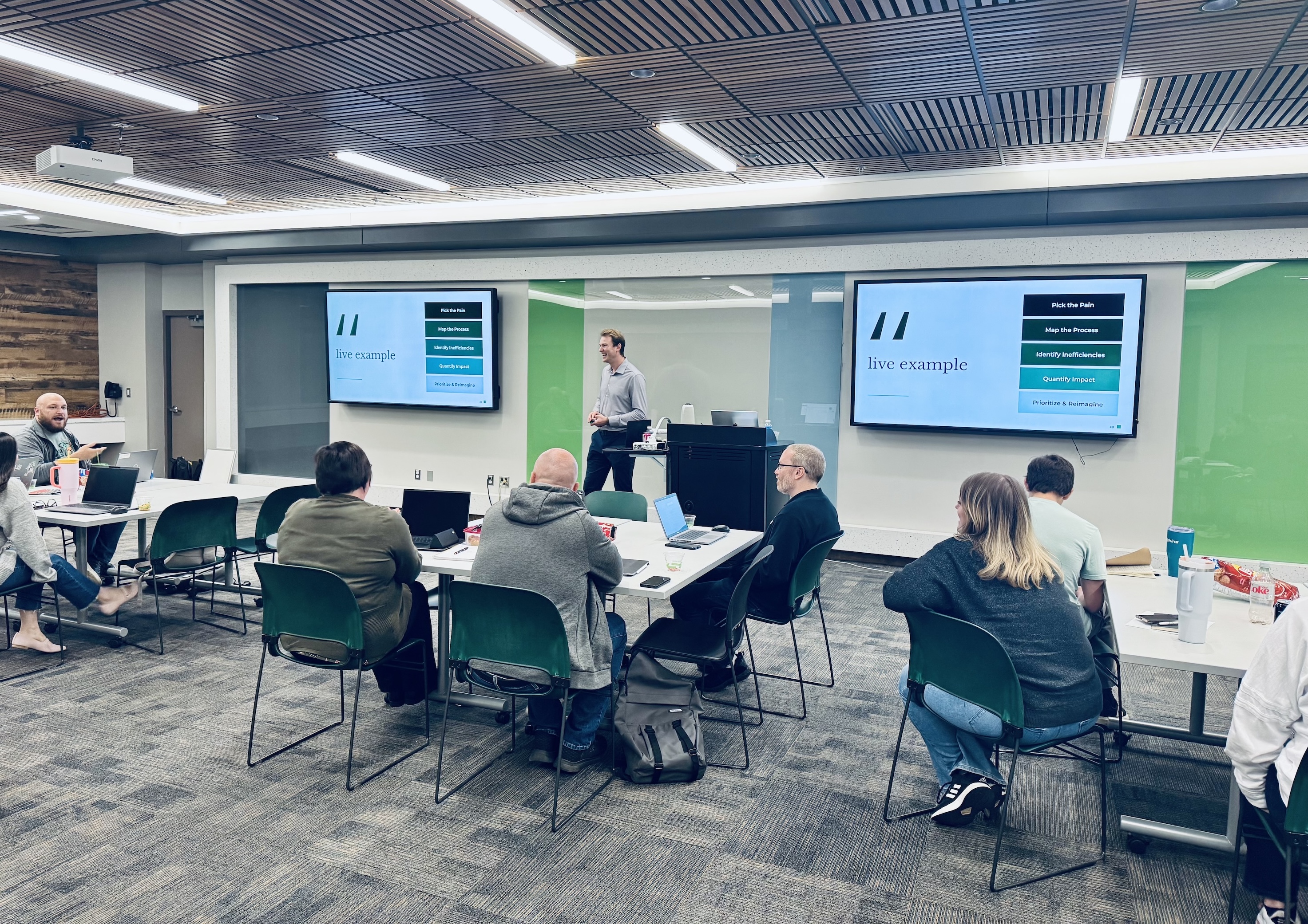 A Tailwind AI workshop with a higher-ed team